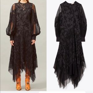 Tory Burch EMBELLISHED GUIPURE DRESS
